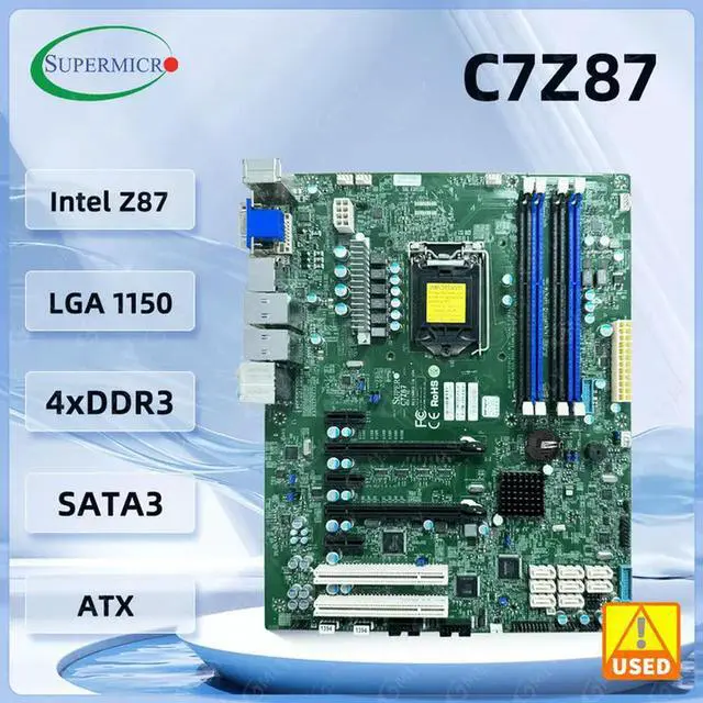 Main image of C7Z87 motherboard Z87 LGA 1150 DDR3 32GB support Core 4170 4370 4460 4670 4770 4790 cpu