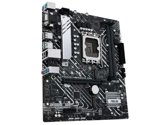 Alt view image 3 of 3 - PRIME H610M-A D4 Motherboard Support 12th-Gen CPU DDR4 64GB PCIE4.0 Dual M.2 Socket H610 ATX Desktop Motherboard