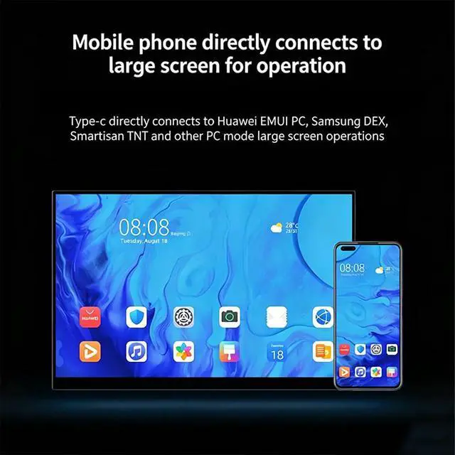 Alt view image 2 of 3 - 17.3-inch display with extended ps4/5/XBOX/switch for notebook phones and high-definition secondary screens