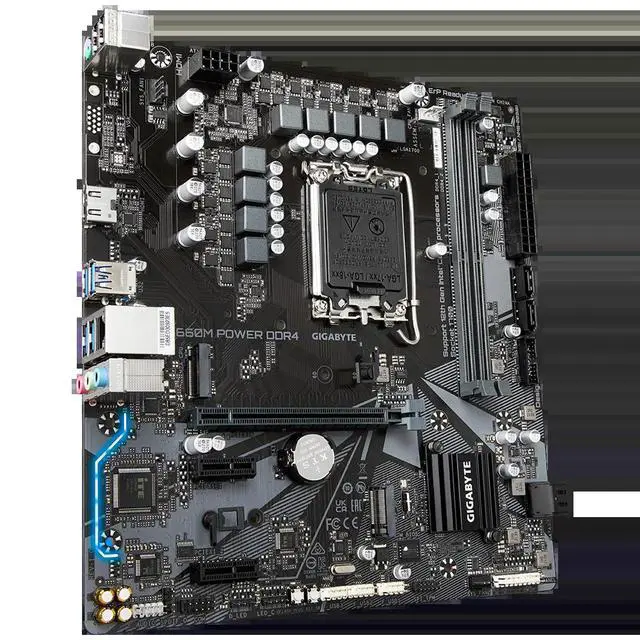Alt view image 3 of 3 - B660M Power DDR4 Desktop For B660 DDR4 Motherboard LGA 1700 Mainboard