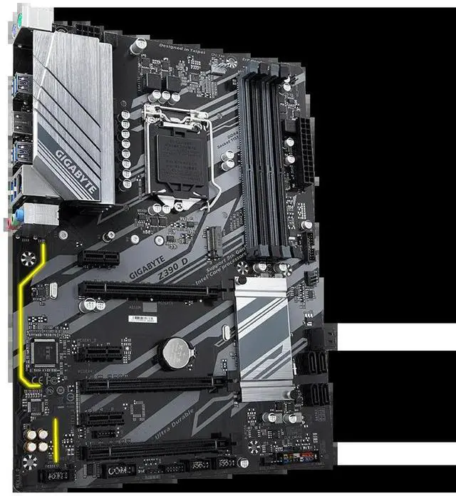 Alt view image 2 of 3 - Z390-D Motherboard 390 LGA1151 4xDDR4 ATX M.2 HDMI Core i7/i9/i5