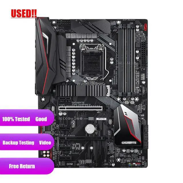 Alt view image 3 of 3 - Z390 GAMING X LGA1151 Motherboard DDR4 i9 i7 i5 i3 CPU Z390 Gaming Placa-mãe 1151 LAN M.2 ATX