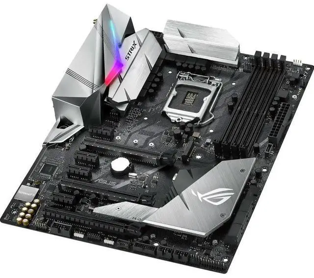 Alt view image 3 of 3 - Republic of Gamers Strix Z370-E Gaming LGA1151 ATX Motherboard