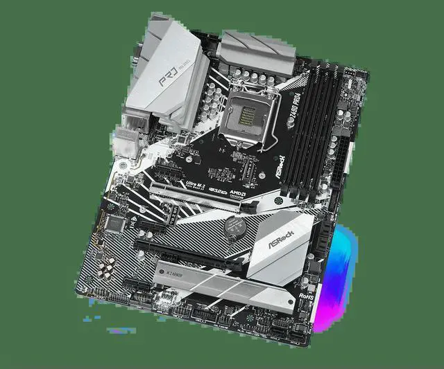 Alt view image 3 of 3 - Z490 PRO4 Motherboard support i9-10900F i5-10400F i3-10105 i7-10700T i3-10100 cpu 4×DDR4 128GB Z490 LGA 1200 ATX