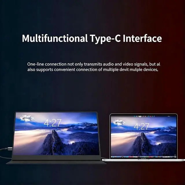 Alt view image 3 of 3 - 15.6-inch touch display notebook switch phone external expansion screen screen