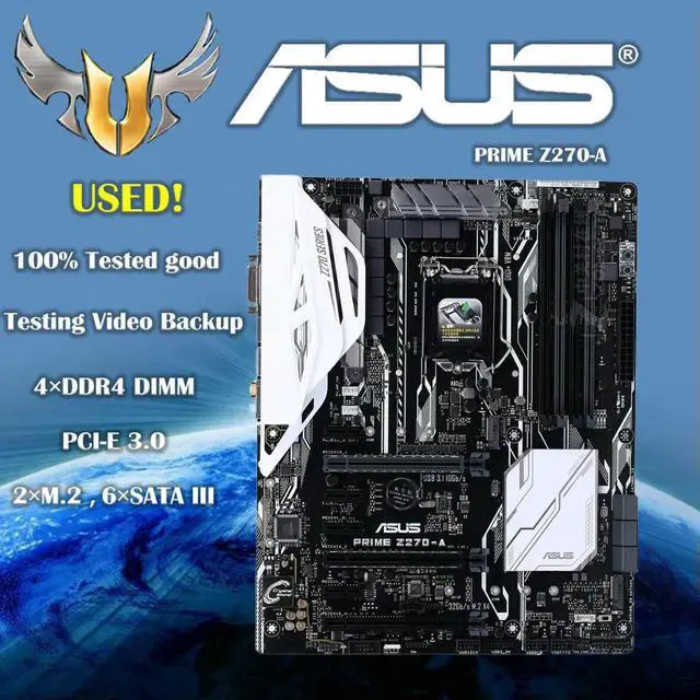Main image of PRIME Z270-A motherboard LGA 1151 DDR4 USB3.1 64GB Z270 desktop motherboard