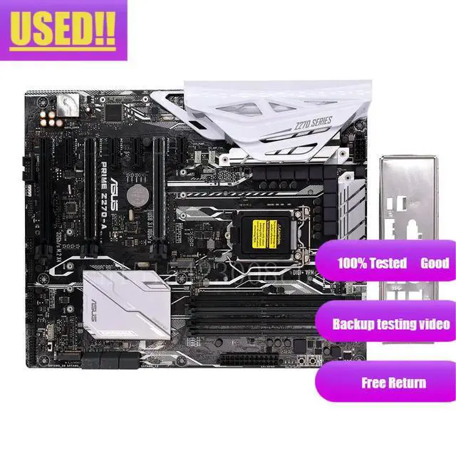 Alt view image 2 of 3 - PRIME Z270-A motherboard LGA 1151 DDR4 USB3.1 64GB Z270 desktop motherboard