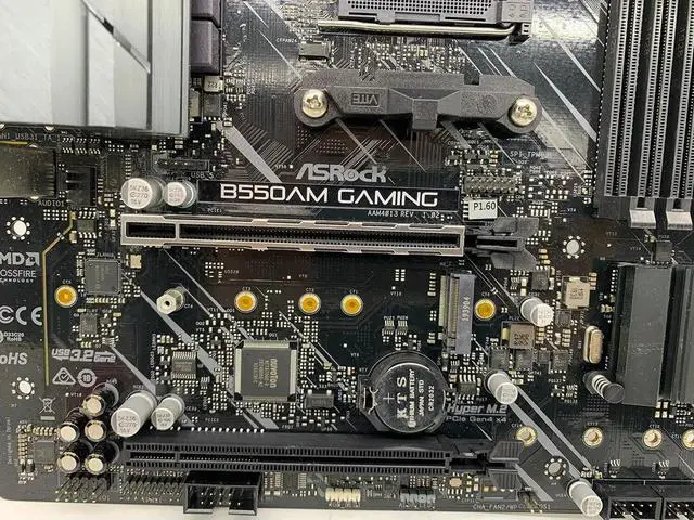 Alt view image 3 of 3 - B550AM GAMING Motherboard AM4 B550M 4xDDR4 DIMM NVME M.2 Ryzen 5500 5600 5300G 3950 4700 5700 cpu