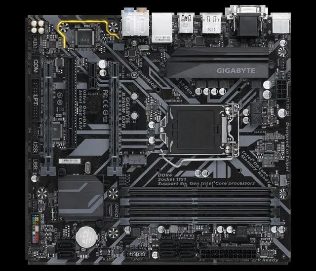 Alt view image 3 of 3 - B360M D3H LGA 1151 DDR4 B360 desktop E-sports game computer motherboards