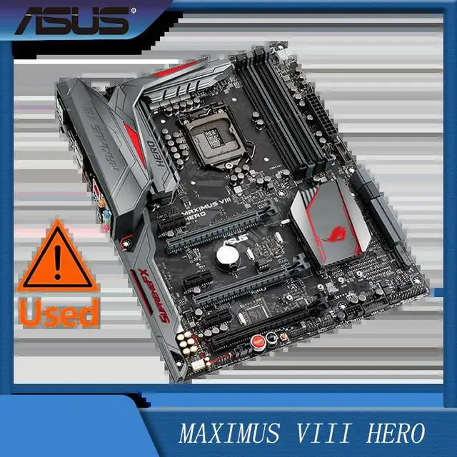Alt view image 2 of 3 - ROG MAXIMUS VIII HERO LGA1151 DDR4 M.2 SATA 6Gb/s USB 3.1 Type A Type C Z170 ATX Motherboard