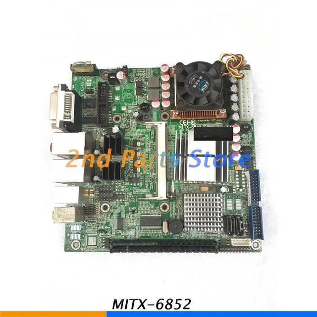 Alt view image 3 of 3 - Industrial Motherboard MITX-6852 945GME Mini-ITX Dual Network Port