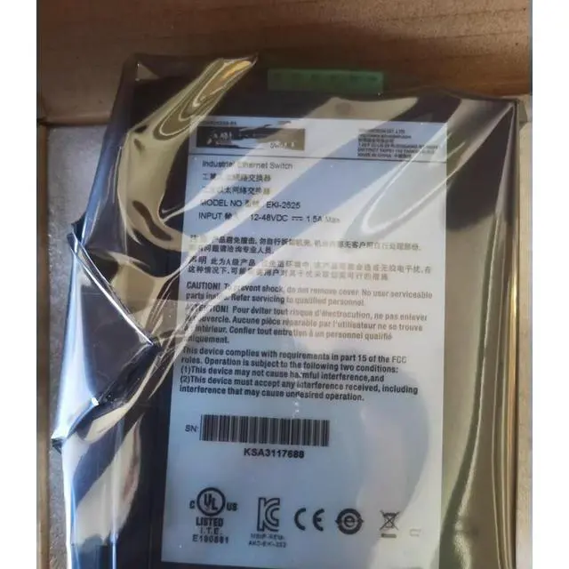 Alt view image 2 of 3 - For Advantech Industrial Switch EKI-2525-BE