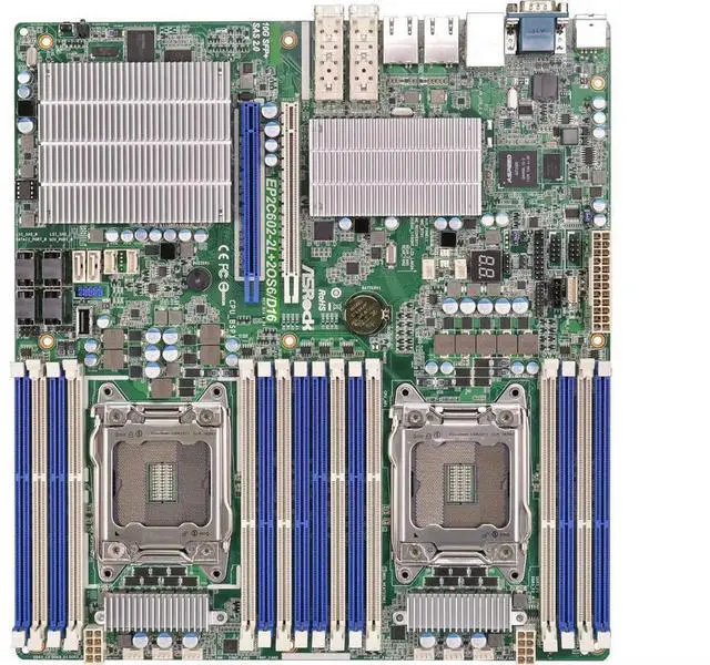 Alt view image 2 of 3 - EP2C602-2L+2OS6/D16 Motherboard LGA 2011 C602 16 x DIMM DDR3 Supports Xeon Processor E5-1600/2600/4600& v2