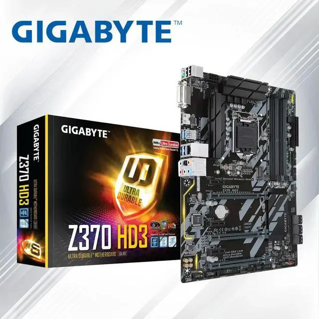 Main image of GA-Z370 HD3 Z370 HD3 Motherboard LGA1151 DDR4 Z370 Support i3 8100 i5 8500 I7 8700K