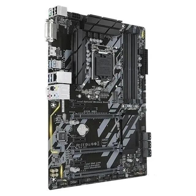 Alt view image 3 of 3 - GA-Z370 HD3 Z370 HD3 Motherboard LGA1151 DDR4 Z370 Support i3 8100 i5 8500 I7 8700K