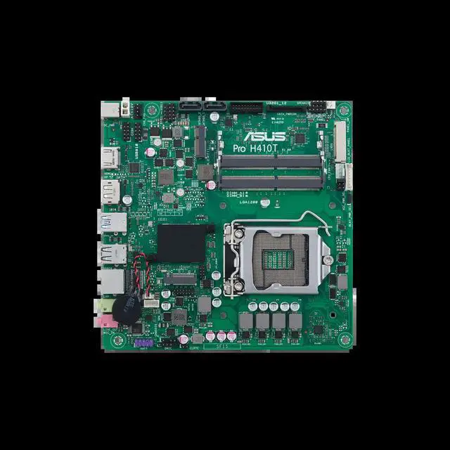 Alt view image 2 of 3 - PRO H410T Motherboard H410 Socket 1200 DDR464GB i3-10100 10300 10500 G640 10400T cpu Mini ITX