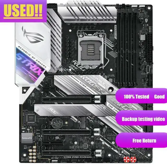 Alt view image 2 of 3 - Z490-A GAMING LGA 1200 Z490 SATA 6Gb/s ATX Motherboard