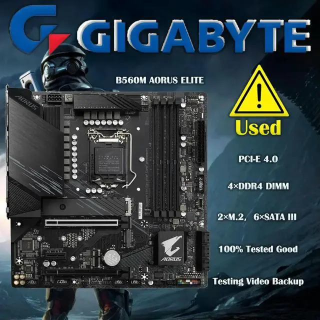 Alt view image 2 of 3 - B560M ELITE Motherboards LGA 1200 DDR4 128GB M-ATX For B560 Desktop Mainboard M.2 SATA III USB3.0