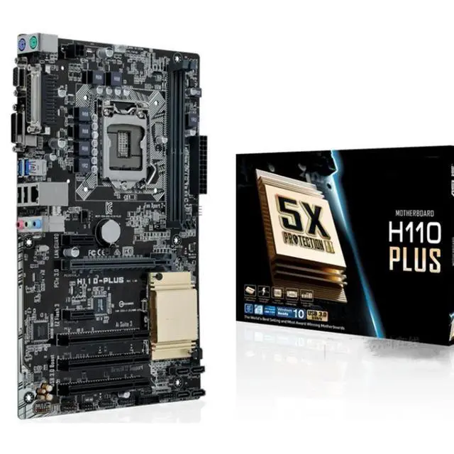 Alt view image 3 of 3 - H110-PLUS H110 LGA1151 32GB DDR4 2133 MHz USB 3.0