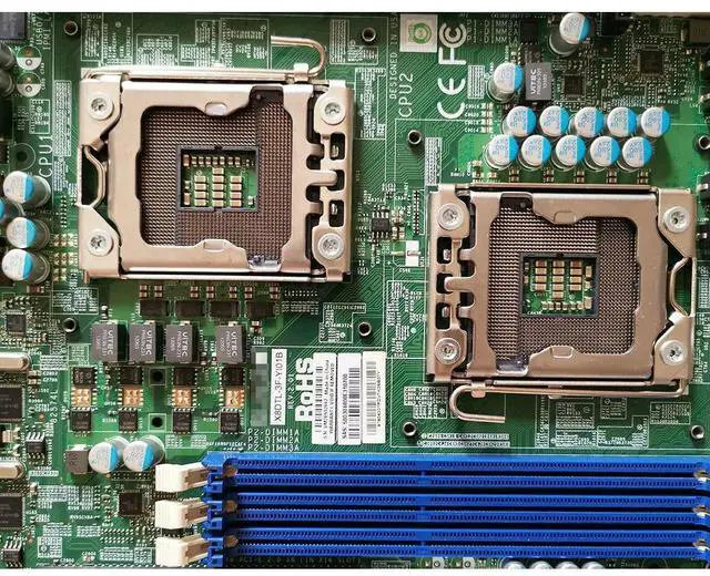 Alt view image 2 of 3 - X8DTL-3 Server Motherboard For X58 Good