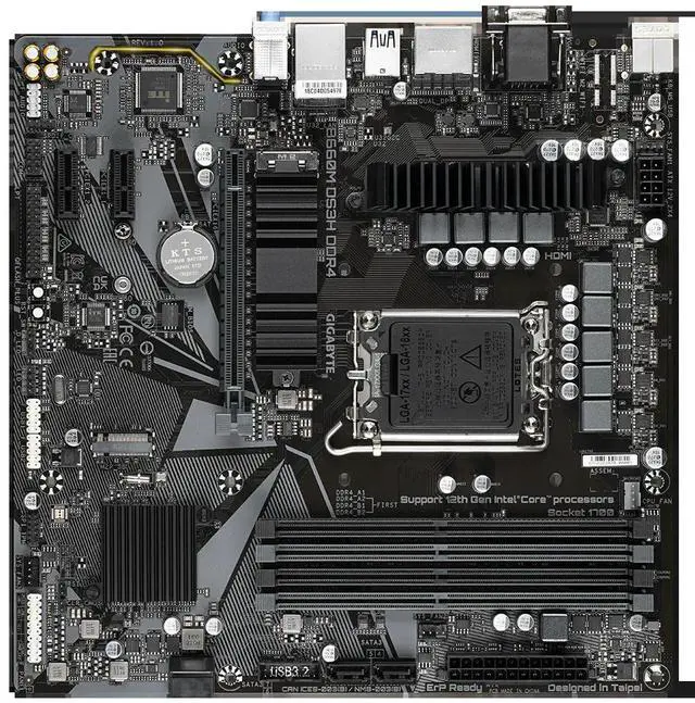 Main image of For B660M DS3H DDR4 Motherboard B660 LGA1700 DDR4 128 GB Micro ATX support 13900 12900 14700 14500 12400 cpu