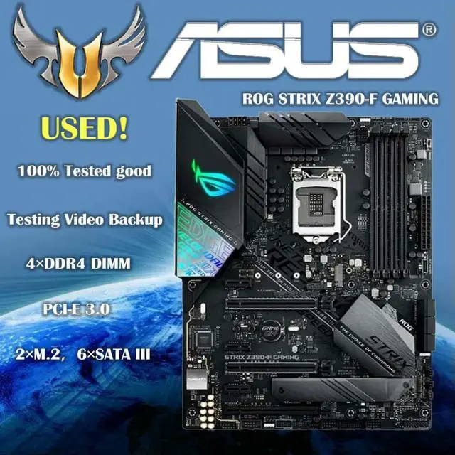 Main image of LGA 1151 ROG STRIX Z390-F GAMING Motherboard DDR4 8th 9th-Gen I9 I7 I5 I3 128GB RGB CrossFireX Z390