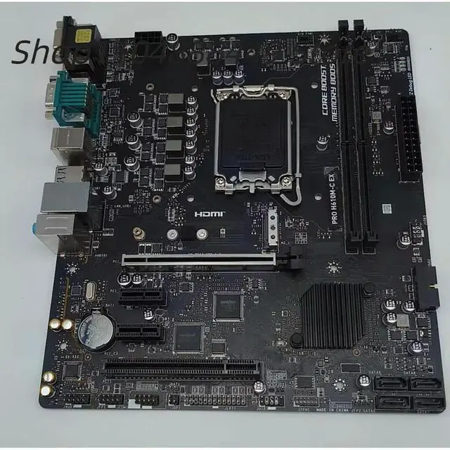 Alt view image 4 of 4 - PRO H610M-C EX motherboard