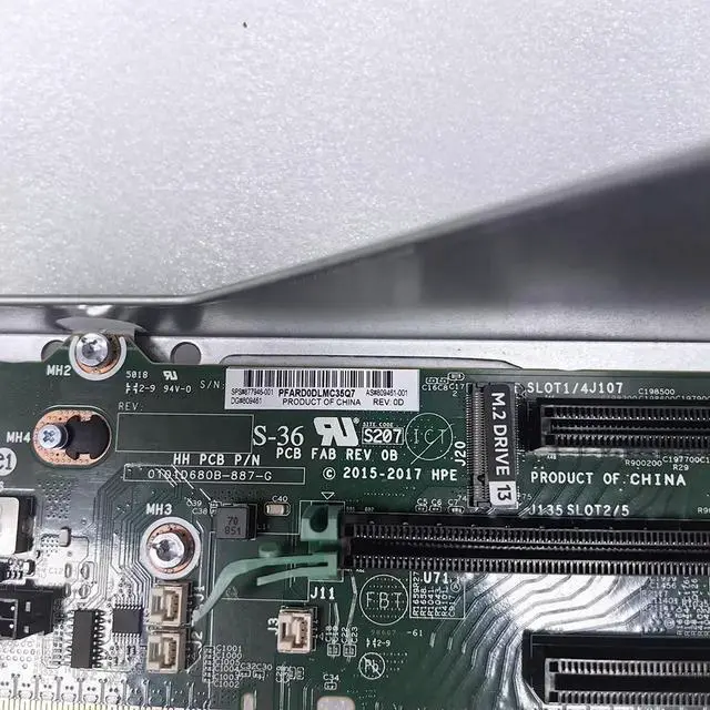 Alt view image 2 of 3 - 380 G10 M.2 877946-001 GPU Expansion Slot 875056-001 PCI Board