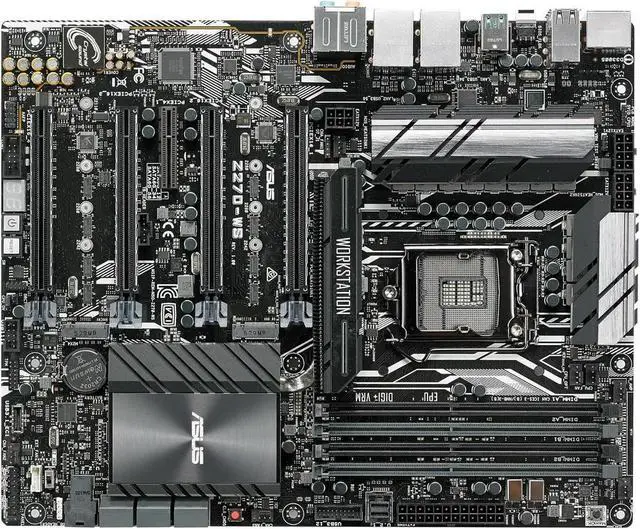 Alt view image 2 of 3 - Z270-WS Server motherboard ntel Z270 LGA 1151 DDR4 3866MHz ATX support Core i3-6320 6400 7600 7700 G4560 6100 cpu