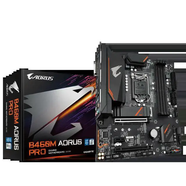 Alt view image 2 of 3 - B460M PRO motherboard DDR4 128GB PCI-E 3.0 M.2 HDMI-compatible Display 1200 Micro ATX