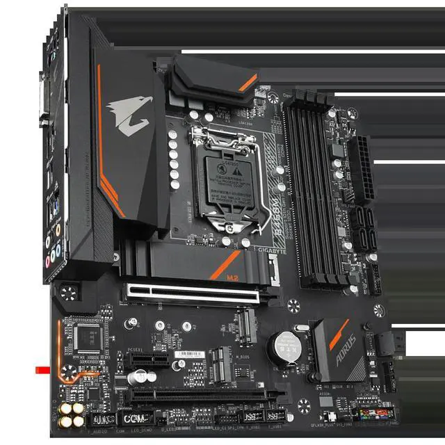 Alt view image 3 of 3 - B460M PRO motherboard DDR4 128GB PCI-E 3.0 M.2 HDMI-compatible Display 1200 Micro ATX