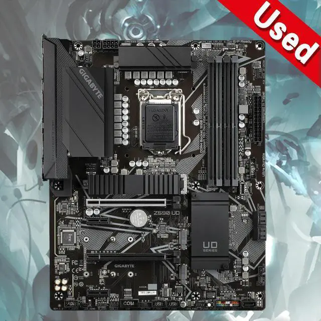 Alt view image 3 of 3 - Z590 UD LGA 1200 With Z590 ATX Motherboard with Triple M.2, PCIe 4.0