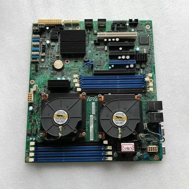 Alt view image 2 of 3 - S2400SC For Server Motherboard LGA1356 Support E5 2400 Series CPU Will