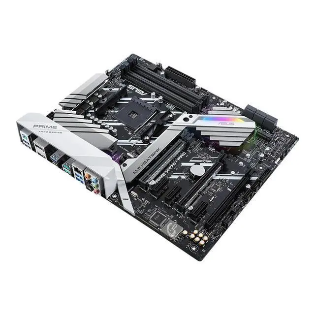 Alt view image 3 of 3 - PRIME X470 PRO Motherboard With X470 chip Socket AM4 For Ryzen/7th Gen A-Series 4×DDR4 PCI-E 3.0 2 x M.2 ATX