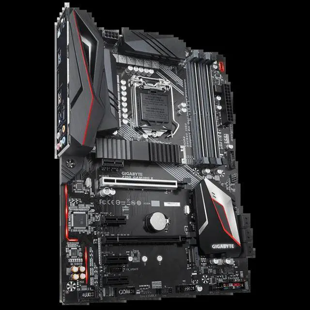 Alt view image 3 of 3 - For Z390 GAMING X Motherboard LGA1200 Z390 DDR4 M.2 ATX support Core i3-9100 i9-9900 i5-9400F i7-8700T cpu
