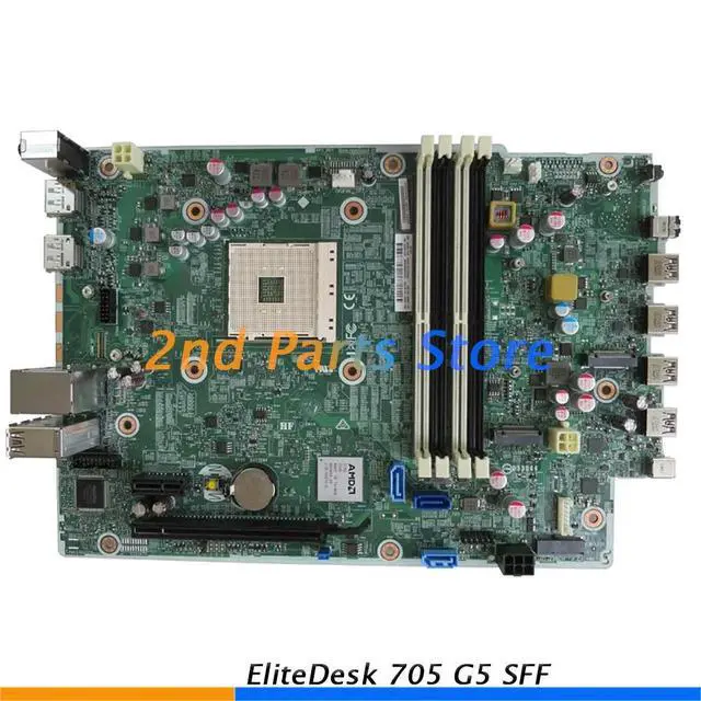 Alt view image 3 of 3 - L65222-601 L54103-002 Desktop Mainboard EliteDesk 705 G5 SFF Pre-Shipment Test