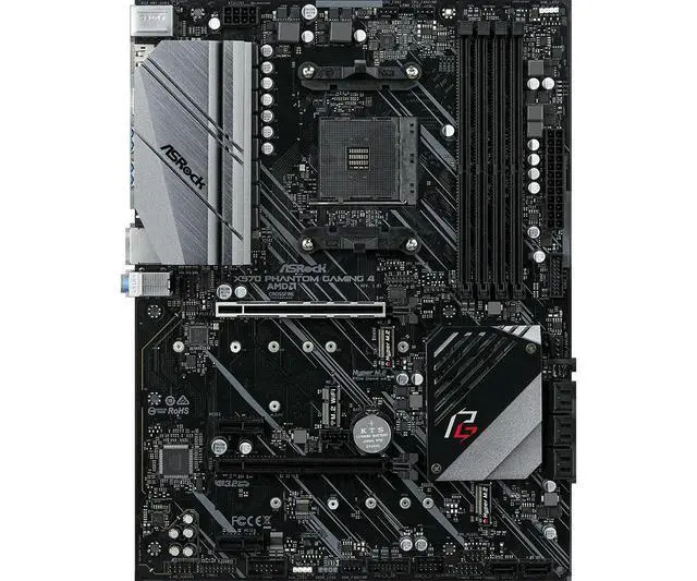 Alt view image 2 of 3 - X570 PHANTOM GAMING 4 Motherboard X570 AM4 DDR4 128G ATX 2×M.2 SATA 6Gb/s support Ryzen 5 5600 5700 3700 4650 cpu