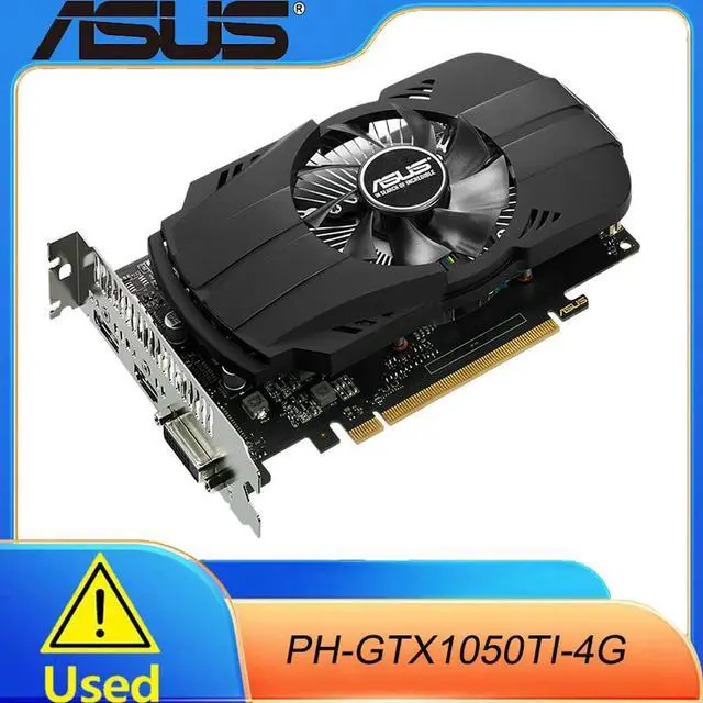 Alt view image 3 of 3 - GTX1050TI GeForce GTX 1050 Ti 4GB Phoenix Fan Edition Graphics Card