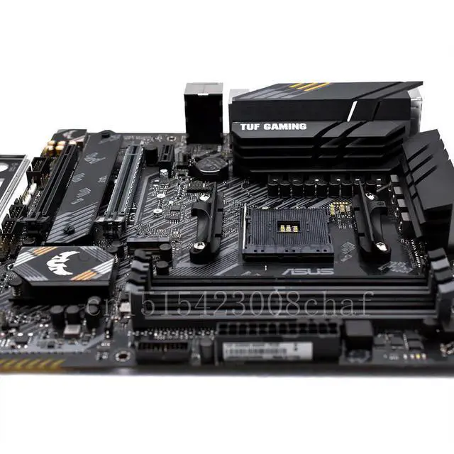 Alt view image 3 of 3 - TUF GAMING B550M AM4 (3-5rd Gen Ryzen) microATX gaming motherboard