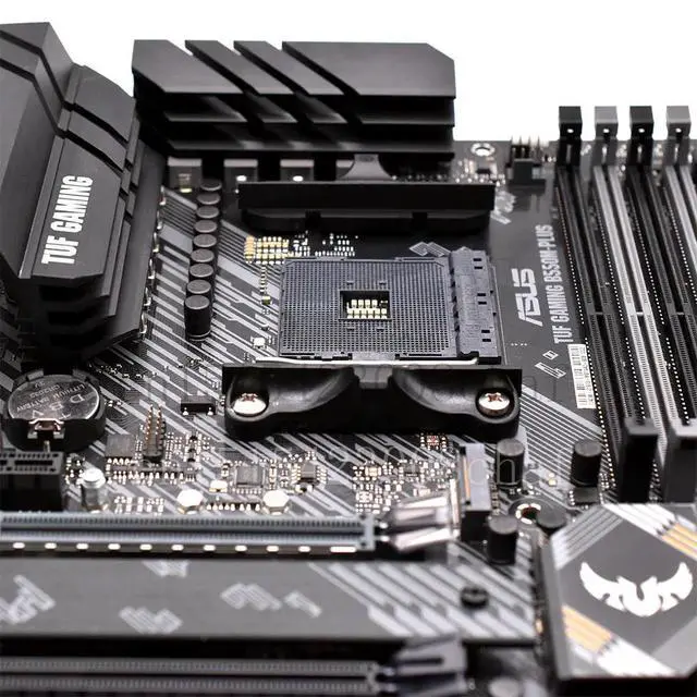 Alt view image 2 of 3 - TUF GAMING B550M AM4 (3-5rd Gen Ryzen) microATX gaming motherboard