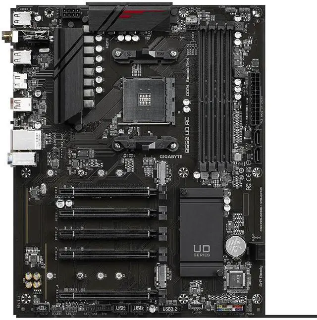 Main image of For B550 UD AC Motherboard B550 AM4 DDR4 128GB ATX M.2 NVMe PCIe 4.0 support Ryzen 5 5600X 5700 cpu