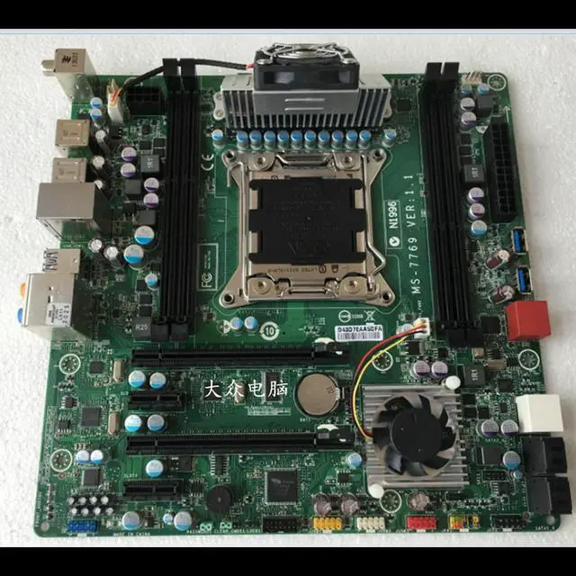 Alt view image 3 of 3 - Desktop PC Motherboard EX700 MS-7769 X79 2011 SATA6GB/S 90001927 Support E5-2670 2667 1650 CPU Mainboard