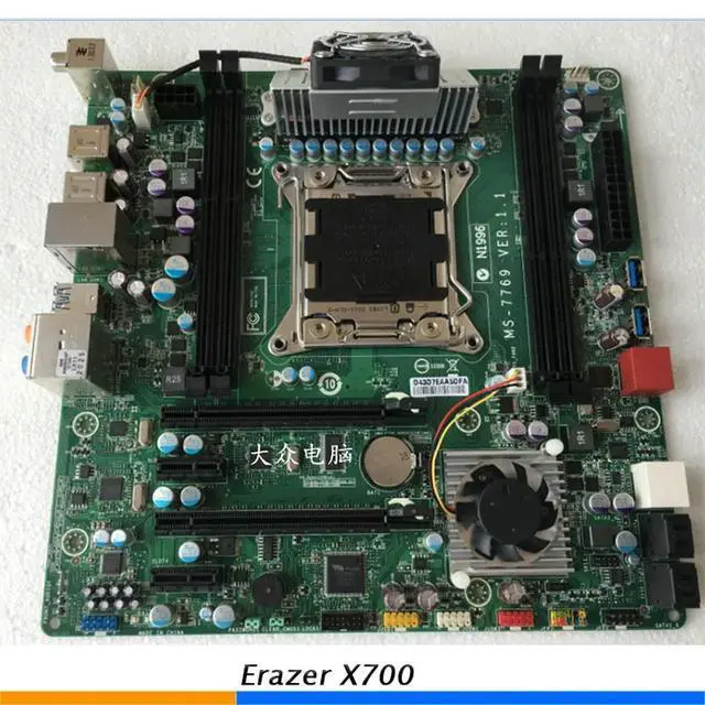 Alt view image 2 of 3 - Desktop PC Motherboard EX700 MS-7769 X79 2011 SATA6GB/S 90001927 Support E5-2670 2667 1650 CPU Mainboard