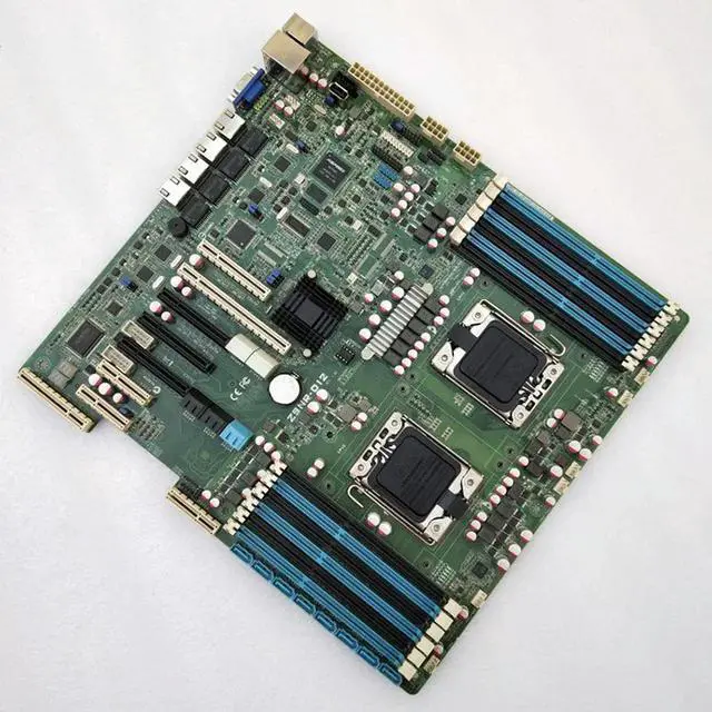 Alt view image 3 of 3 - Server Motherboard For LGA1356 Integrated 4 Network Cards Z9NR-D12 Z9NR-D12/CHN Good