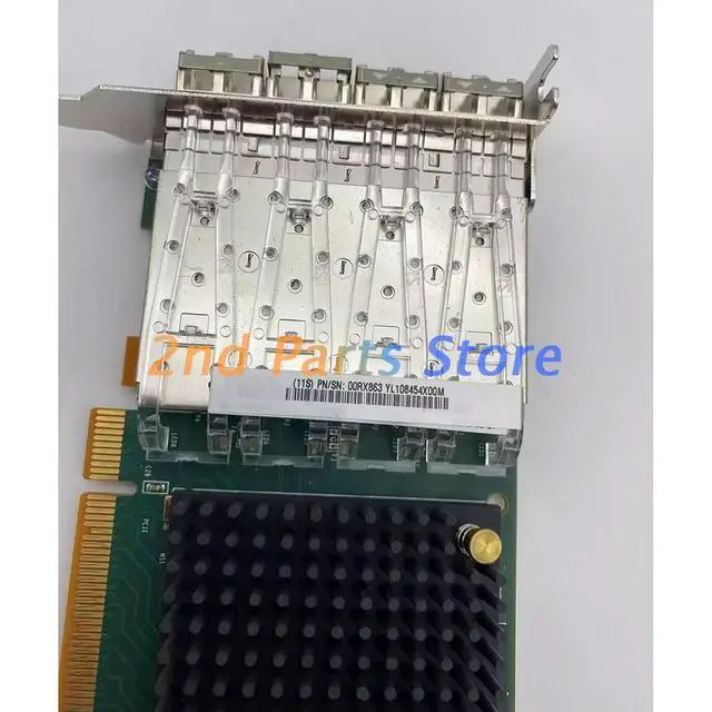 Alt view image 2 of 3 - EN15 EN16 2CE3 00ND464 00RX863 4 10GB Server Optical Network Card