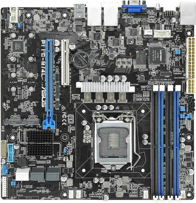 Alt view image 2 of 3 - P11C-M/4L Motherboard LGA1151 C242 DDR4 128GB support i3-9100 8300 Xeon E-2134 2124G G5400 cpu