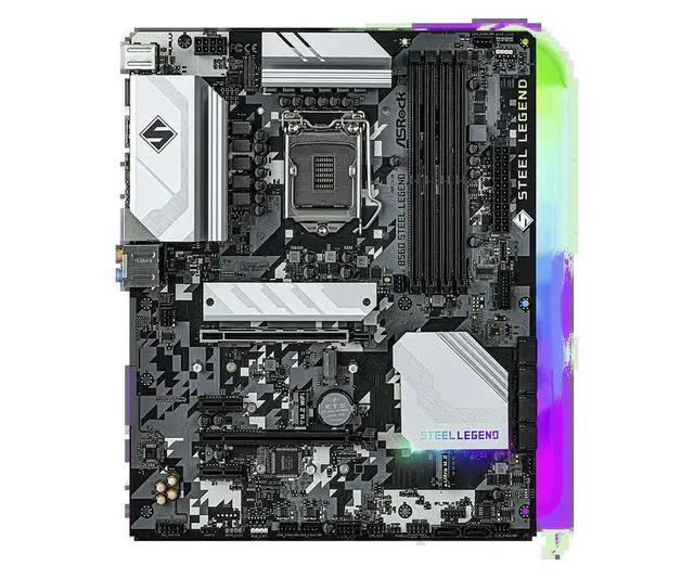 Alt view image 2 of 3 - B560 STEEL LEGEND Motherboard B560 LGA 1200 128GB DDR4 M.2 support i7-11700K i5-11400 i9-10900F i5-10400 i5-11600