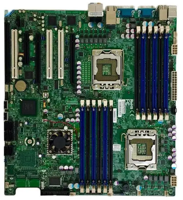 Alt view image 3 of 3 - X8DAi Workstation Motherboard For X58 1366 Test Good Hot