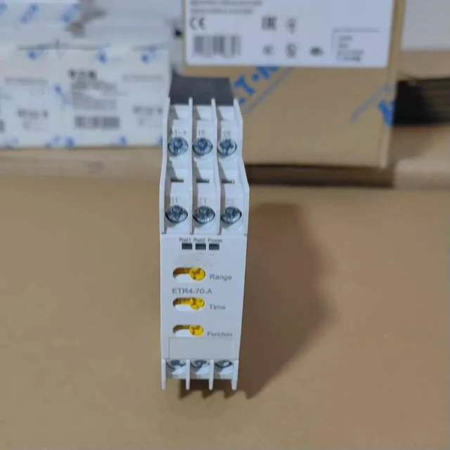Alt view image 3 of 3 - 1 PCS Electronic Time Relay ETR4-70-A 24 - 240V AC/DC.