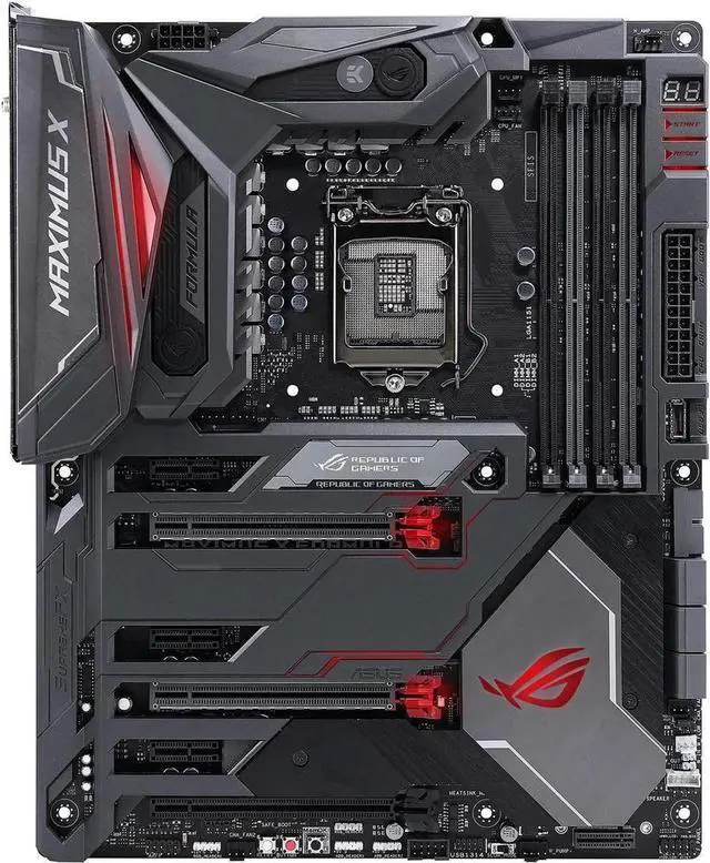 Alt view image 2 of 3 - ROG MAXIMUS X FORMULA Motherboard Z370 LGA 1151 DDR4 64GB M.2 ATX support Core 9300 8100 9400 9600T 8400 cpu